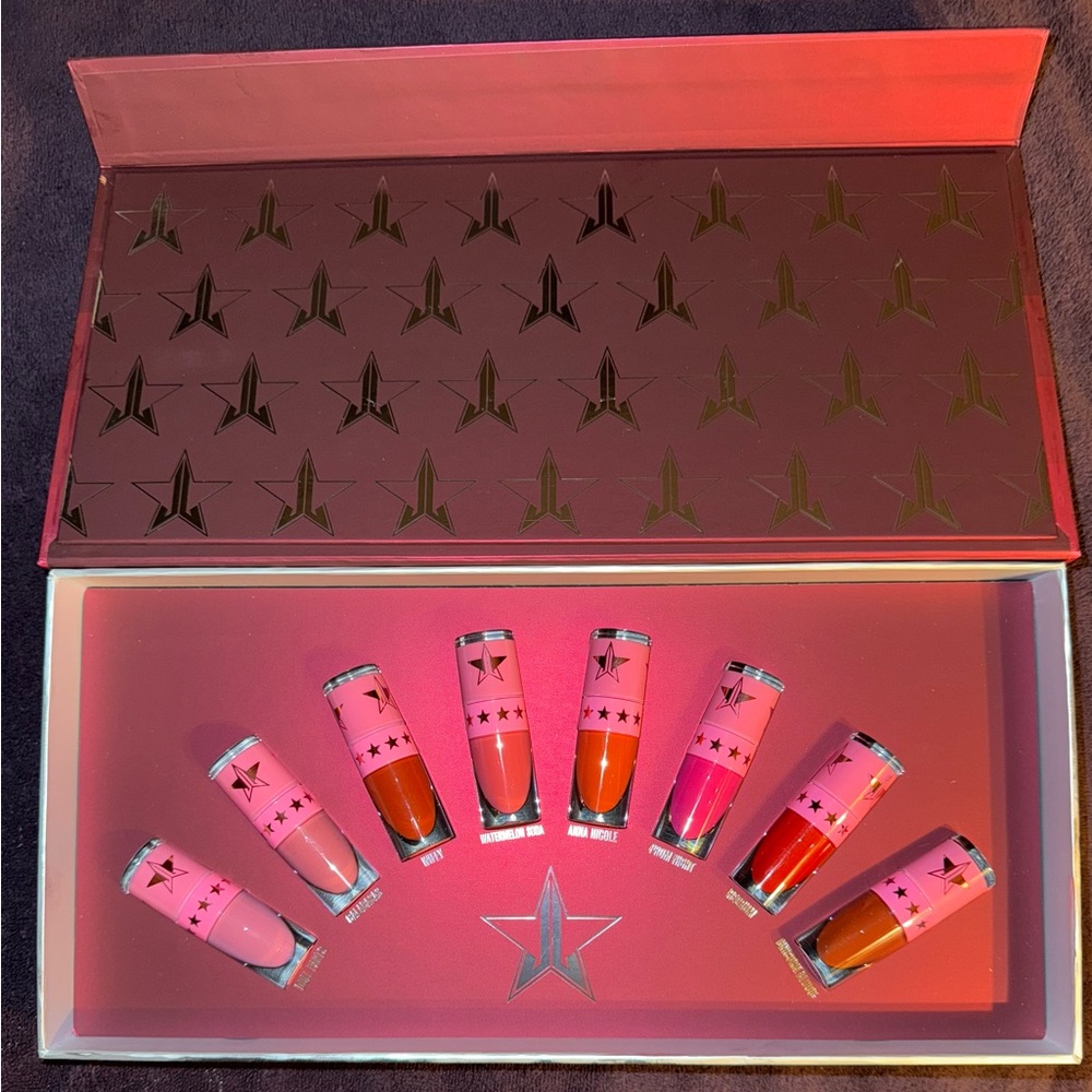 Jeffree Star Mini Velour Liquid Lipstick Set -Pink and Red Shades